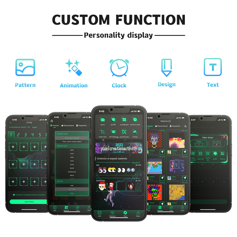 Ultra-Thin LED Display Manufacturer - High Brightness App-Led Programmable Soft Screen for Home Car Live Streaming