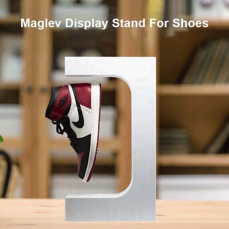 Magnetic Floating Sneakers Display Manufacturer - Customization LED Light Function Levitating Sport Shoes As Display