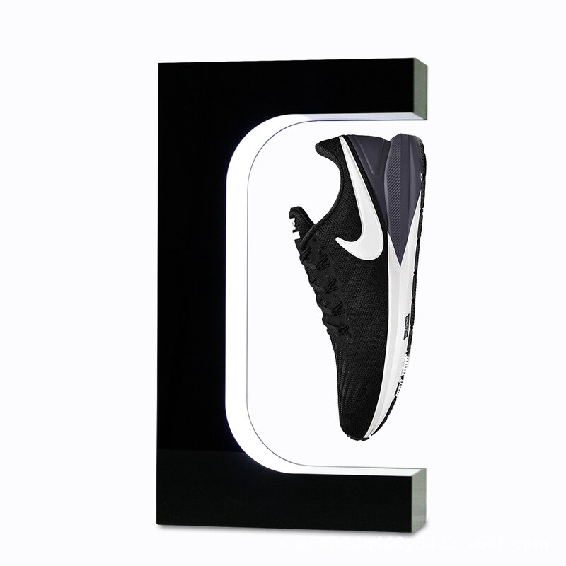 Magnetic Floating Shoes Display Manufacturer - Fashion Levitating Stand Shop Display for Fancy Shoes with LED Lighting Racks
