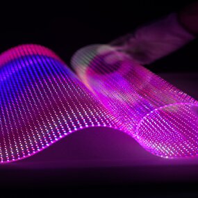 Transparent Flexible Film Display Manufacturer - P6 P8 P10 Indoor LED Strip for Video Advertising Walls Elevators Airports