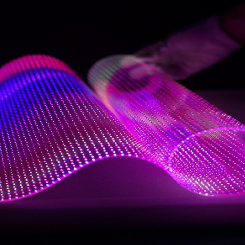 Transparent Flexible Film Display Manufacturer - P6 P8 P10 Indoor LED Strip for Video Advertising Walls Elevators Airports