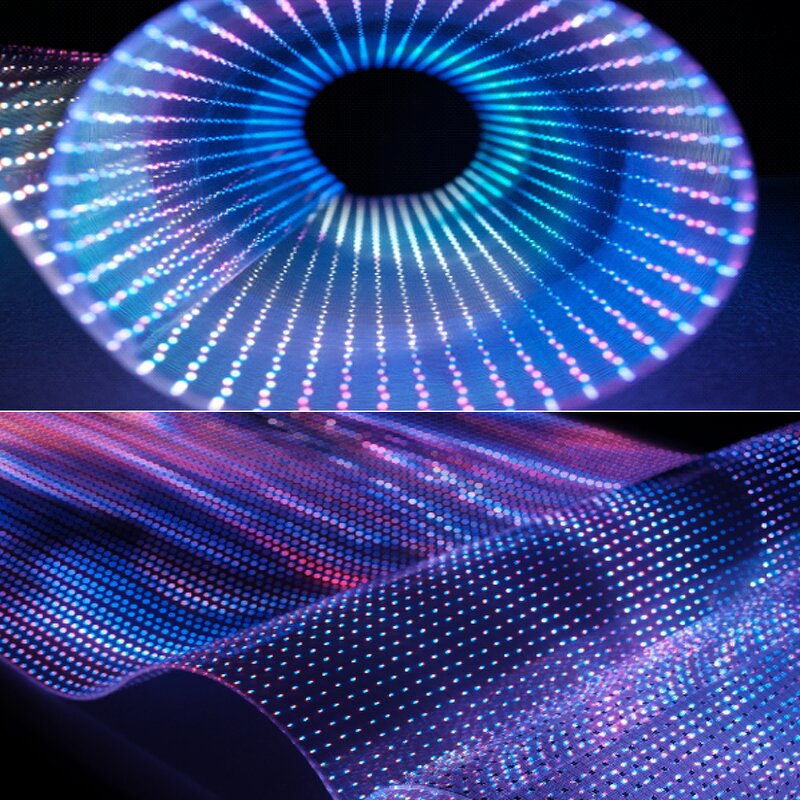 Indoor LED Crystal Screen Manufacturer - High Transmittance Self-Adhesive Transparent Advertising Film for Retail Store Windows