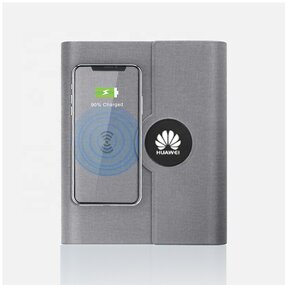 LED Lighting Notebook Manufacturer - Custom Logo 8000mAh Wireless Charging Built-in Power Bank PU Material LI-Polymer Gift Set