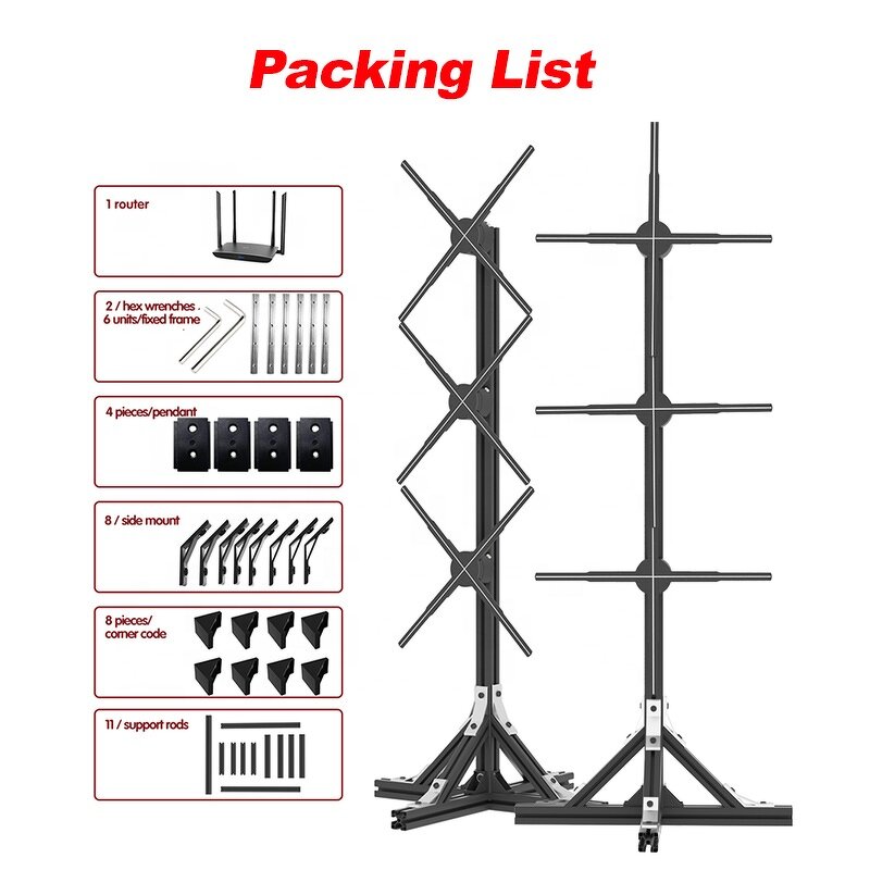 3D Holographic LED Fan Manufacturer - 50cm Diameter Indoor Education Projector Display Advertising OEM