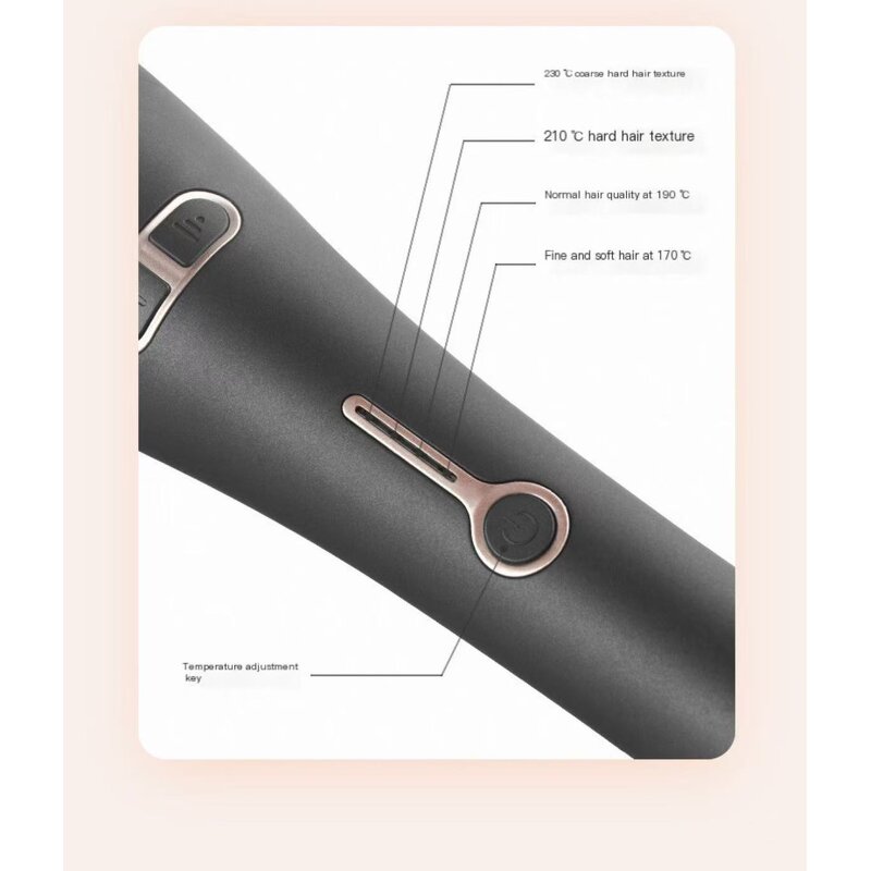 Automatic Hair Curler Manufacturer - Best Seller TPC Rotating Ceramic with Temperature Display