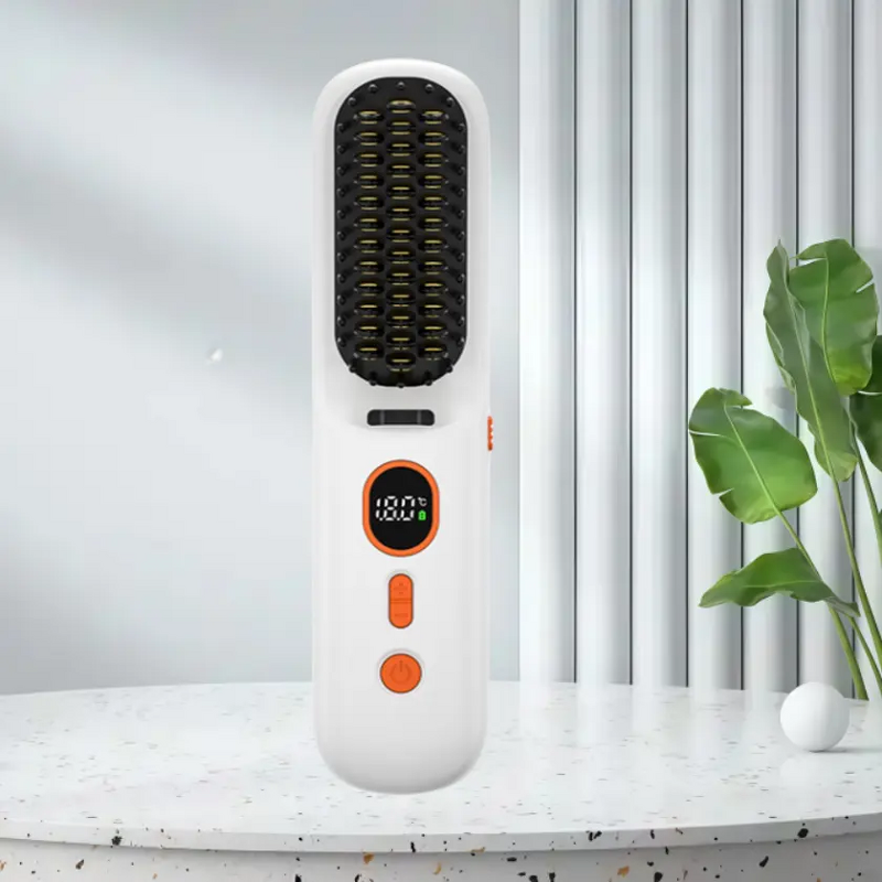 Portable Hair Straightener Manufacturer - Factory Wholesale Hot Air Comb Negative Ion Practical for All Hair Types for Household Travel