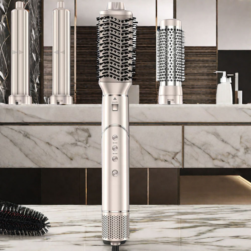 Hair Styling Tool Manufacturer - Hd430 Flex Air Multi-function 4 in 1flex Negative Ionic Automatic Curling Iron Hair Dryer and Curler