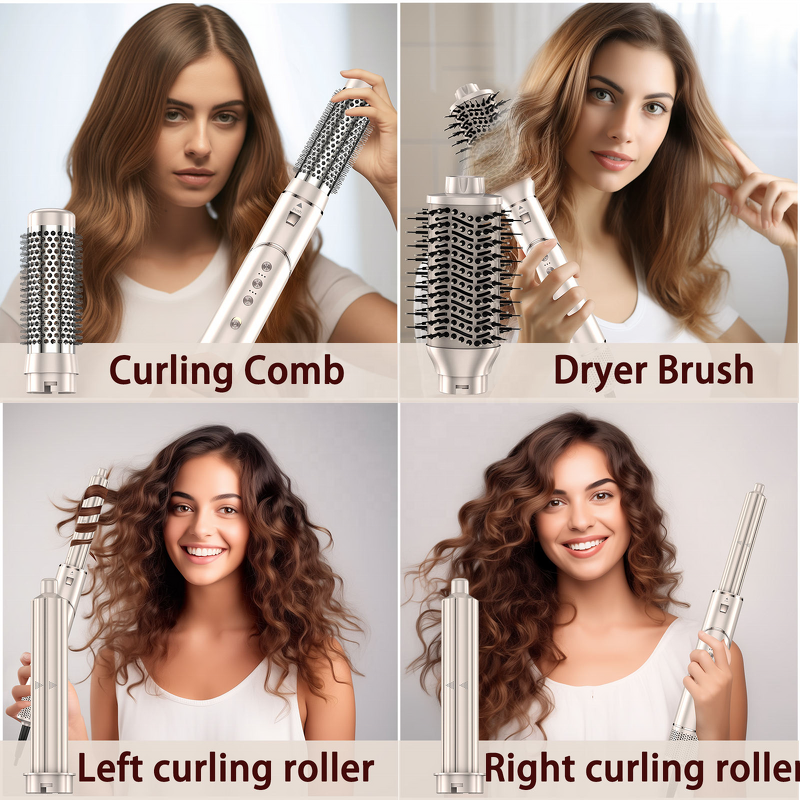 Hair Styling Tool Manufacturer - Hd430 Flex Air Multi-function 4 in 1flex Negative Ionic Automatic Curling Iron Hair Dryer and Curler