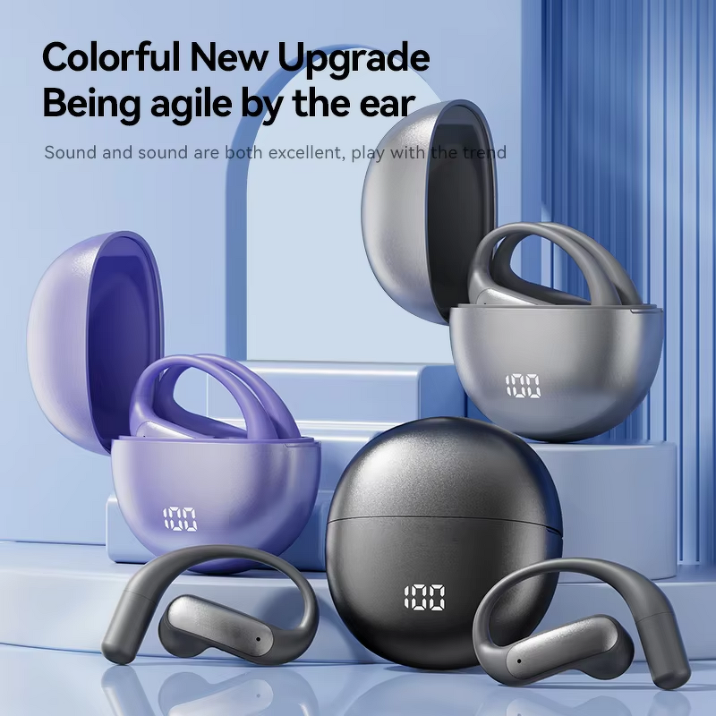 AI Translator Earbuds Manufacturer - Hot Sale Fashion Instant Translation Open Wearing Ear Hanging Truly Wireless Bass Sound Sports