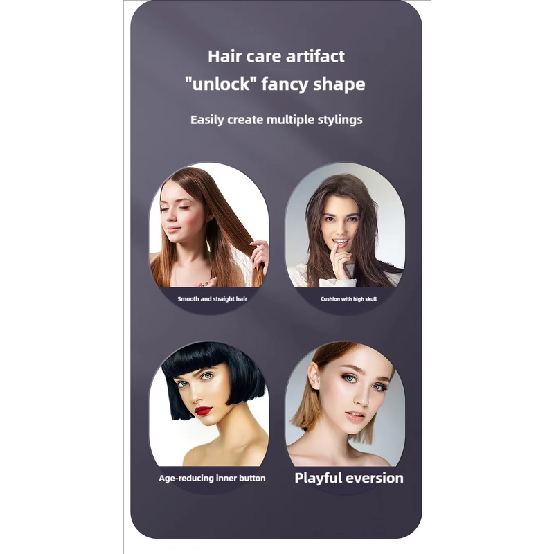 Hair Straightener Brush Manufacturer - New Design Professional Portable USB Rechargeable Wireless Electric Comb Brushes