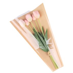 Kraft Brown Floral Wrapping Paper Bag Manufacturer - for Flower Bouquets Mother's Day Graduation Gift Packing Ribbon Bulk Sleeves