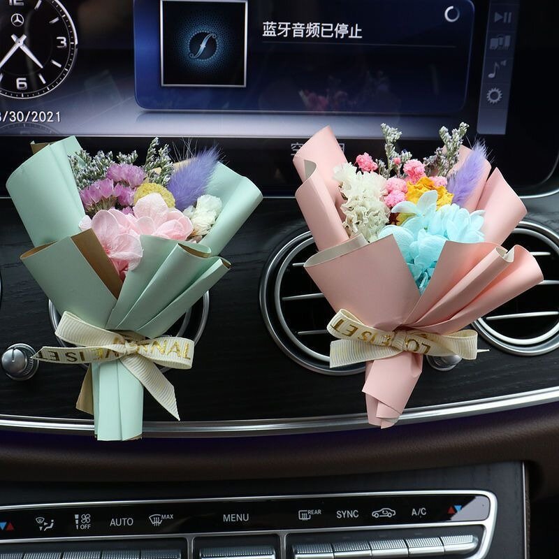Dried Flower Bouquets Manufacturer - Handmade Mini for Car Air Freshener Wedding Home Decor Eco-Friendly Preserved