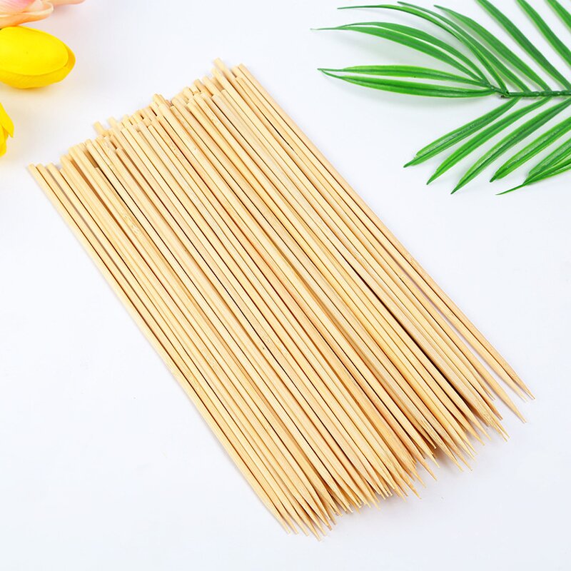 Bamboo Skewers Manufacturer - Wholesale Eco-Friendly Floral Round for Hot Pot and BBQ Tools