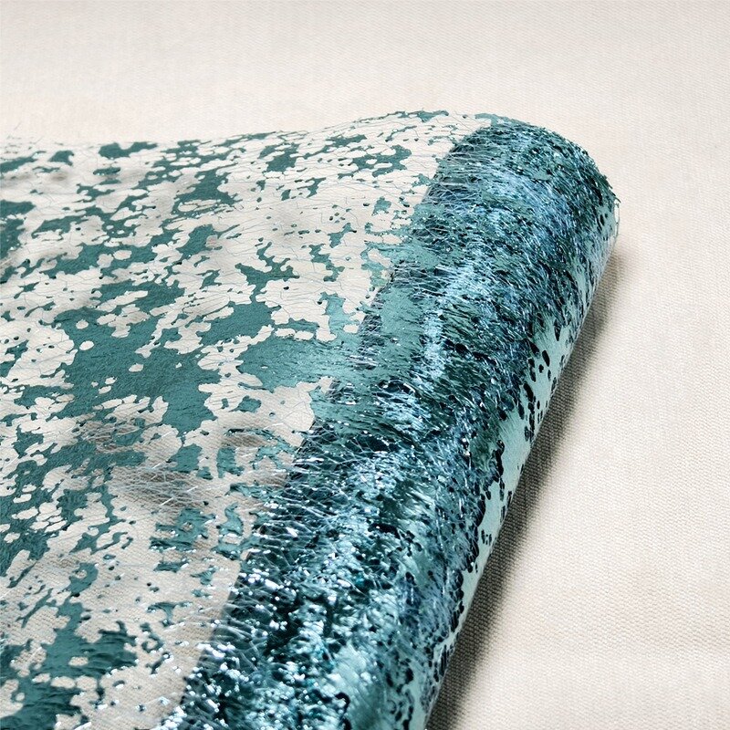 Floral Art Gilded Bouquet Wrapping Mesh Manufacturer - Wholesale Korean Gauze Sequin Polyester for Gift Packaging