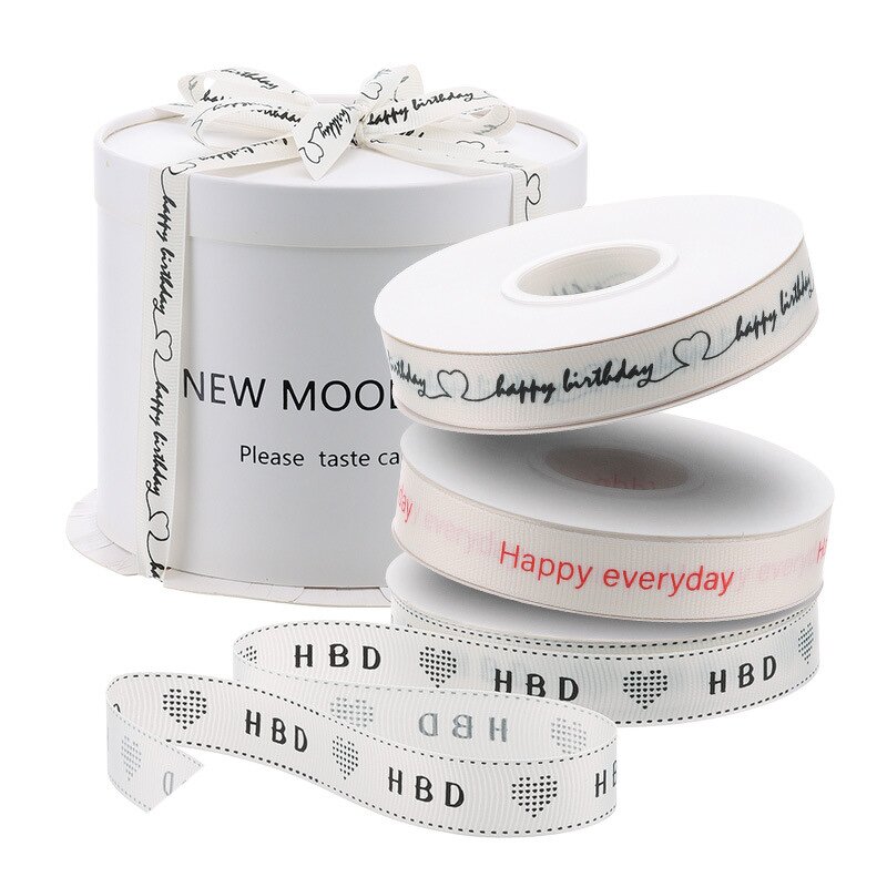 Polyester Threaded Ribbon Manufacturer - Wholesale 2cm*40yard INS Style for Gift Box and Birthdays Flower Bouquet Packaging DIY