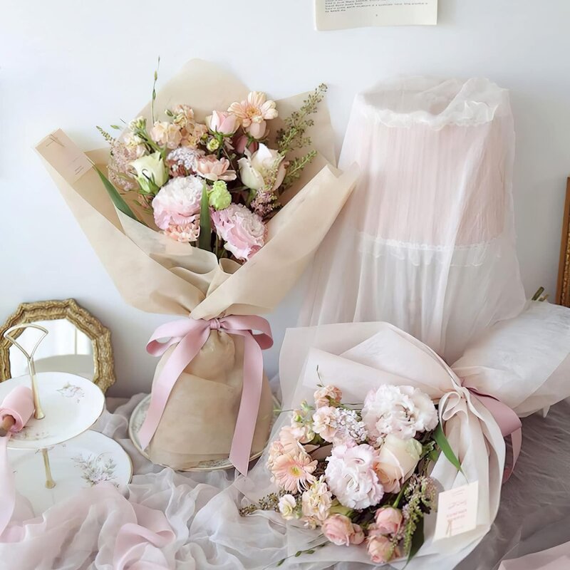 Non-Woven Floral Wrapping Paper Manufacturer - Korean of Cotton Waterproof Flower Bouquet Lining Paper