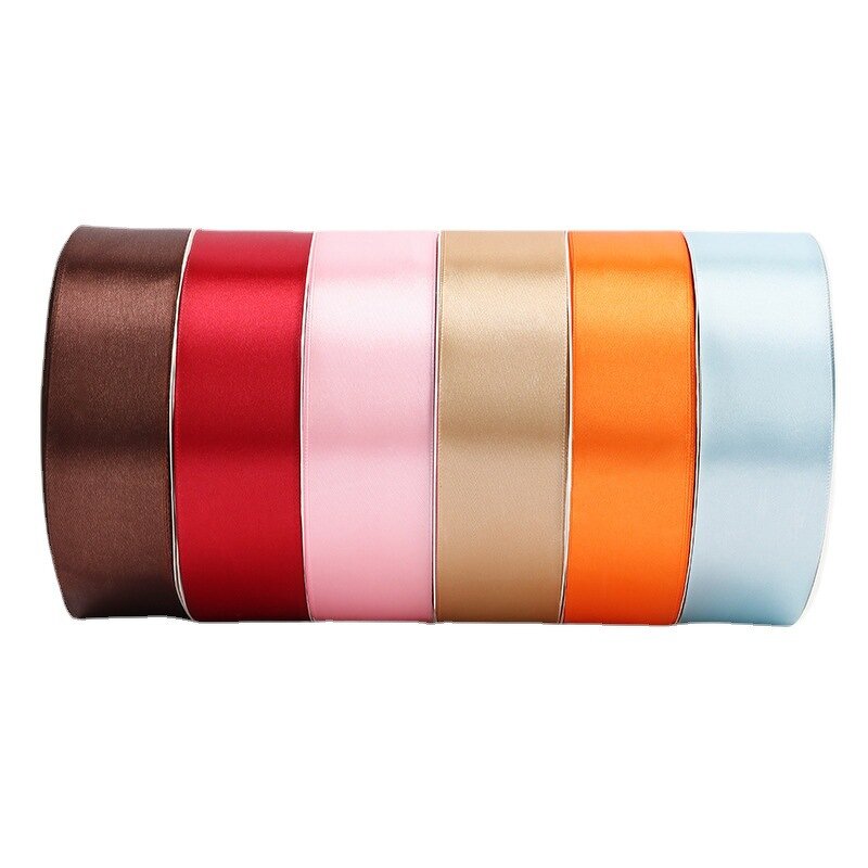 Polyester Ribbon Manufacturer - Wholesale 4cm Fresh Flower Decorative Floral Style Valentine's Day Gift Box Gold Stamp Printing