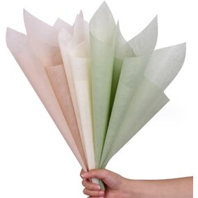 Non-Woven Flower Bouquet Paper Manufacturer - Korean of Cotton Pleated Withdrawable Gift Paper