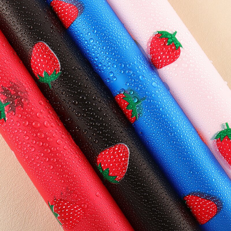Strawberry Flower Wrapping Paper Manufacturer - 2024 Hot Sale Bouquet Flower Packaging Gift Wrapping Paper Roll