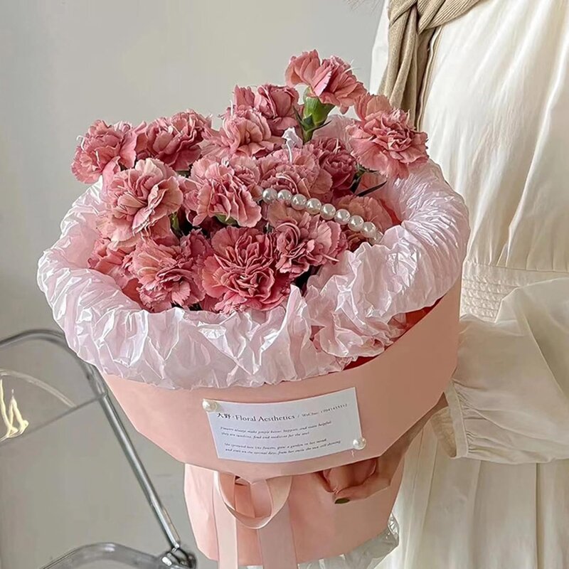 Pearl Tissue Paper Manufacturer - Gift Packaging Inner Lining Paper Waterproof Flower Bouquet Wrapping Floral Supplies