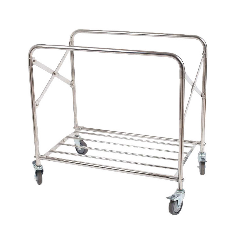 Linen Laundry Cart Manufacturer - The Hotel Collects with Thickened Conical Stainless Steel Lining for Recycling Services
