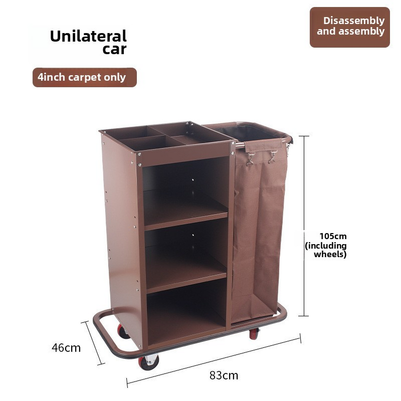 Linen Cart Manufacturer - Special Guest Service Stainless Steel Cleaning Feature for Hotel and Restaurant Use-Plastic Metal Handcart