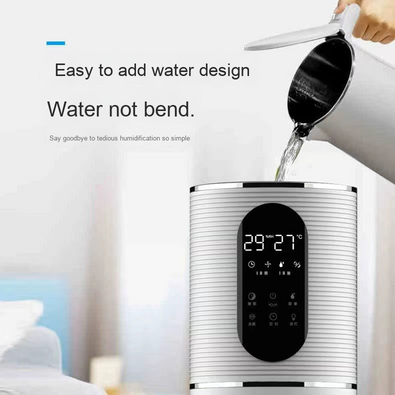 Electric Humidifier Manufacturer - Wantu Large 5L with Silent Air Purification for Home Bedrooms and RV Wholesale