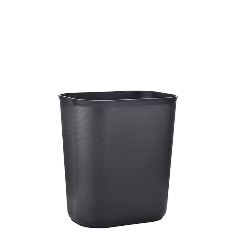 Trash Bin Manufacturer - Durable Flame-Retardant Plastic Hotel for Guest Room Household Office Toilet Paper Basket Rectangular Commercial