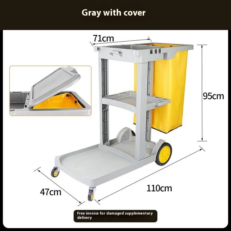 Cleaning Trolley Manufacturer - Multifunctional Plastic for Hospitals and Hotels Special Linen Cart & Property Tool Cart