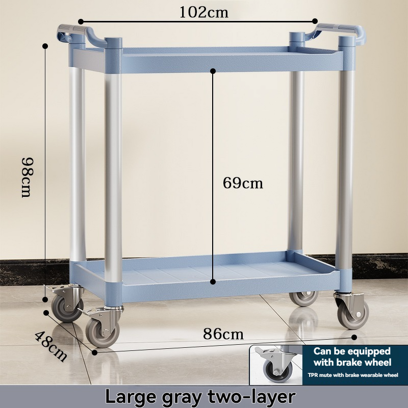 Dining Car Manufacturer - Restaurant Double Decker Tableware Collection Room Service Miscellaneous Car Hotel Supplies Service Plastic Cleaning