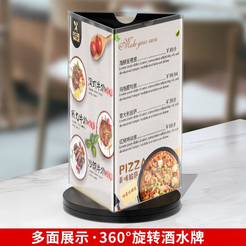 Hotel Signs Manufacturer - Custom Eco-Friendly UV Printed Laser Cut Waterproof Transparent Acrylic Plate Directional Desk Display