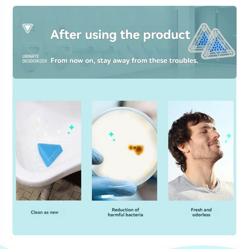 Urinal Filter Pad Manufacturer - Triangle Filter Block to Avoid Blockage