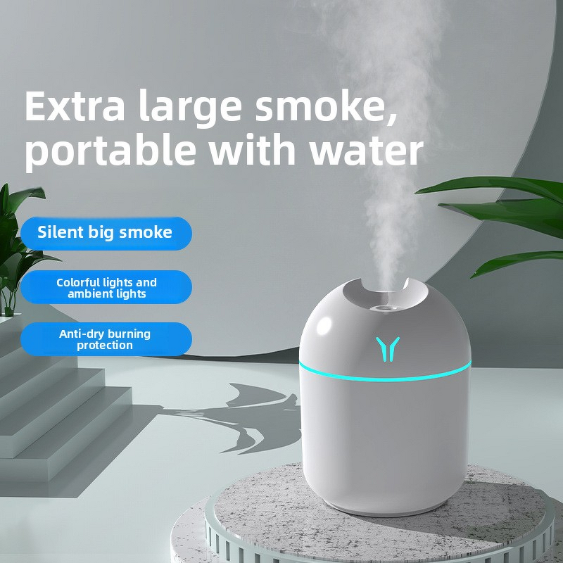 USB Diffuser Manufacturer - Mini Lucky Clover X5 Portable Office Desk Humidifier Silent Humidification 5V Power Household Plastic Humidistat