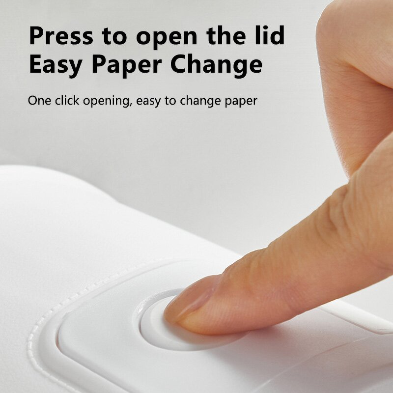 Roll Paper Box Manufacturer - Small Toilet Waterproof Cute Cylindrical Tissue Tube Toilet Wall Mounted Tissue Box Paper Tissue Box White