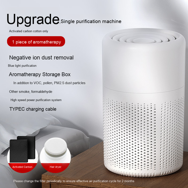 Home Air Purifier Manufacturer - Wholesale Customizable EU Plug Small Size H13 Grade HEPA Removes Secondhand Smoke & PM2.5