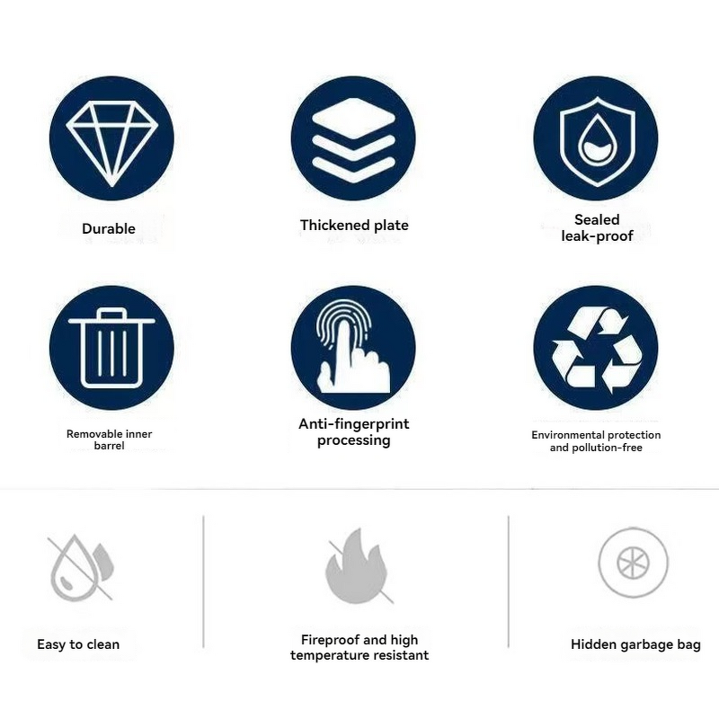 Trash Can Manufacturer - Hotel Lobby Large square Commercial Outdoor Vertical Metal Iron Paint Elevator Entrance Ashtray Trash Can