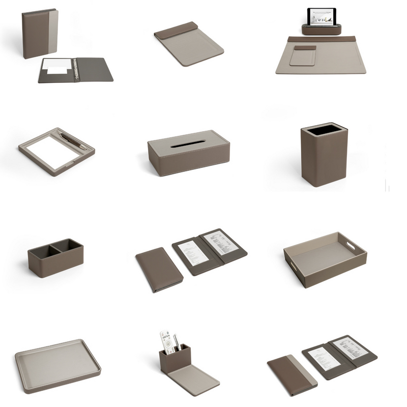 Leather Amenities Set Manufacturer - Hotel Guest Room Eco-Friendly with Tissue Case