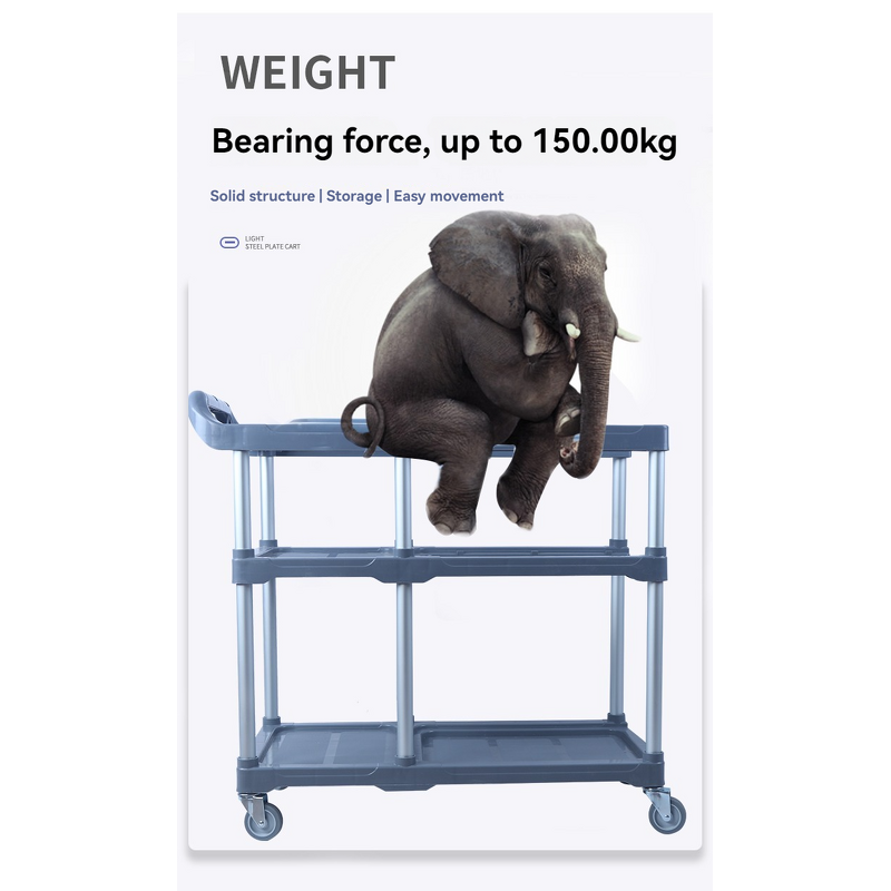 Restaurant Service Car Manufacturer - Three Story Plastic