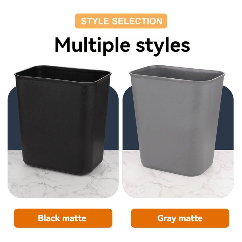 Bathroom Trash Can Manufacturer - Portable Small Plastic Hotel and Household Garbage Bin Solution Waterproof Flame Retardant