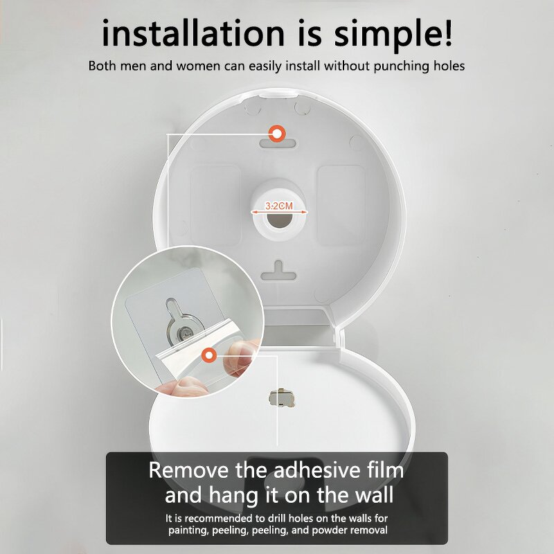 Bar Dispenser Manufacturer - White Mini Plastic Classy Hotel Hospitality Toilet Paper and Tissue Box for Hotels and Amenities