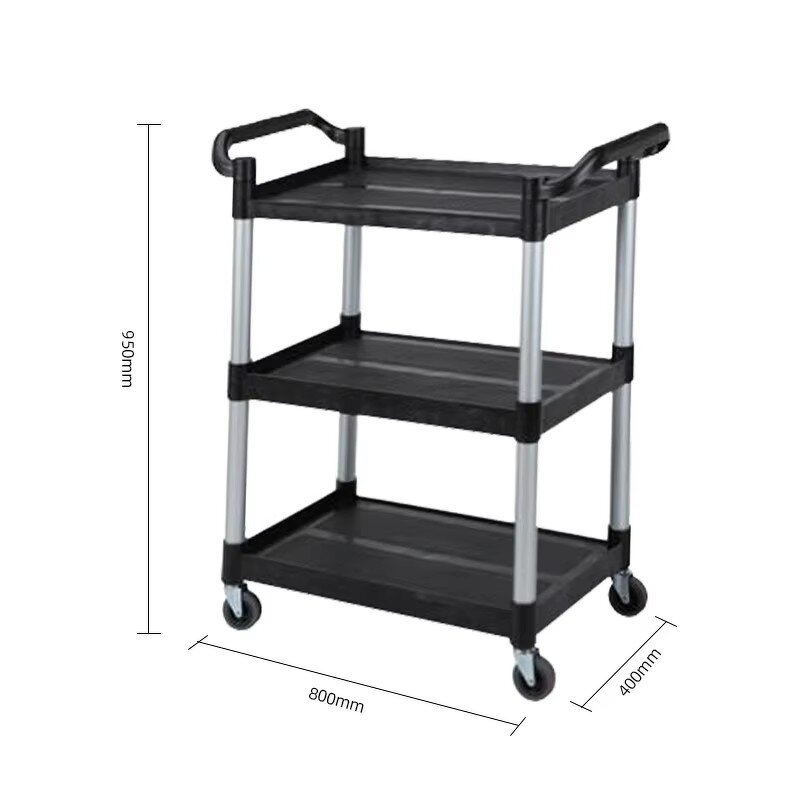 Service Bus Manufacturer - Multi Functional and Durable Large Three Story Heavy-duty Plastic Food Service Vehicle Suitable for Restaurants