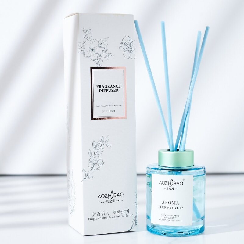Reed Diffuser Manufacturer - Hot Sale 140ML Fresh Fruit Flower Scent Home Aromatherapy for Odor-Free Bedroom Living Room Hotel Amenities