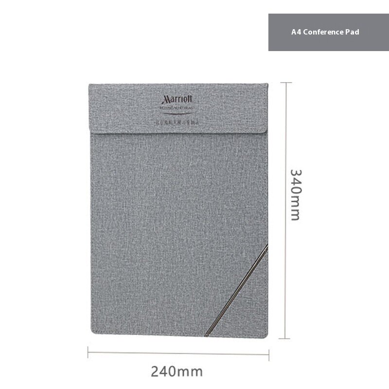 PU Leather Hotel Amenities Manufacturer - Factory Direct Eco-Friendly European Gray Notepad Trash Can Tissue Box for Commercial Office Hotel