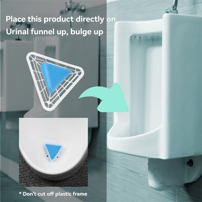 Urinal Filter Pad Manufacturer - Triangle Filter Block to Avoid Blockage