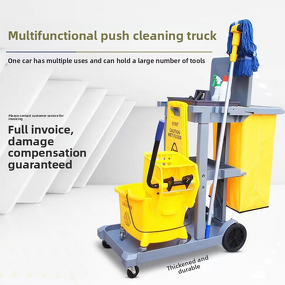 Cleaning Trolley Manufacturer - Multifunctional Plastic for Hospitals and Hotels Special Linen Cart & Property Tool Cart