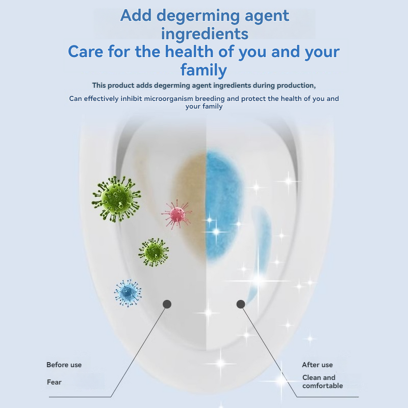 Toilet Cleaner Pad Manufacturer - Blue Bubble for Hotels Durable Antibacterial Strong Deodorizing Decontaminating Fresh Pad for Bathrooms