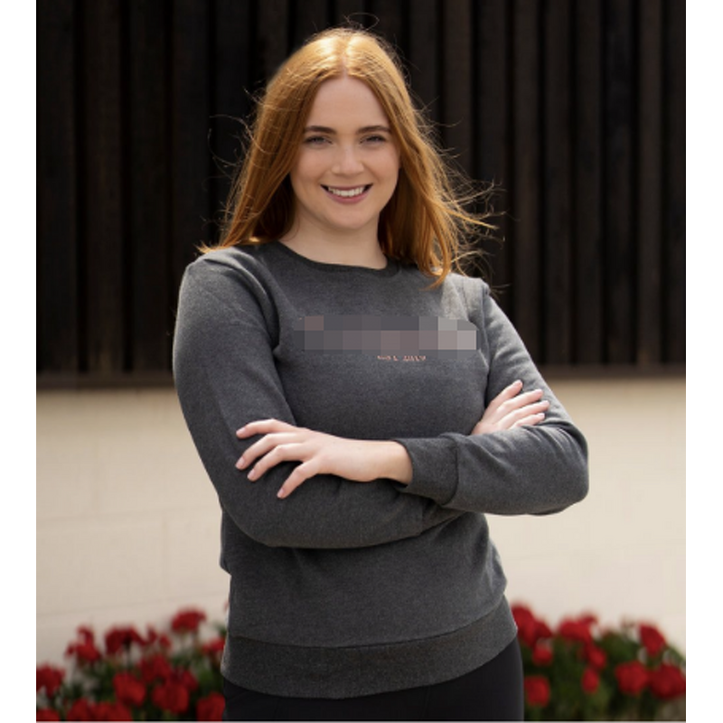 Women's Hoodie Manufacturer - Top Quality Sports Wear Lady Cotton Round Neck Sweatshirt