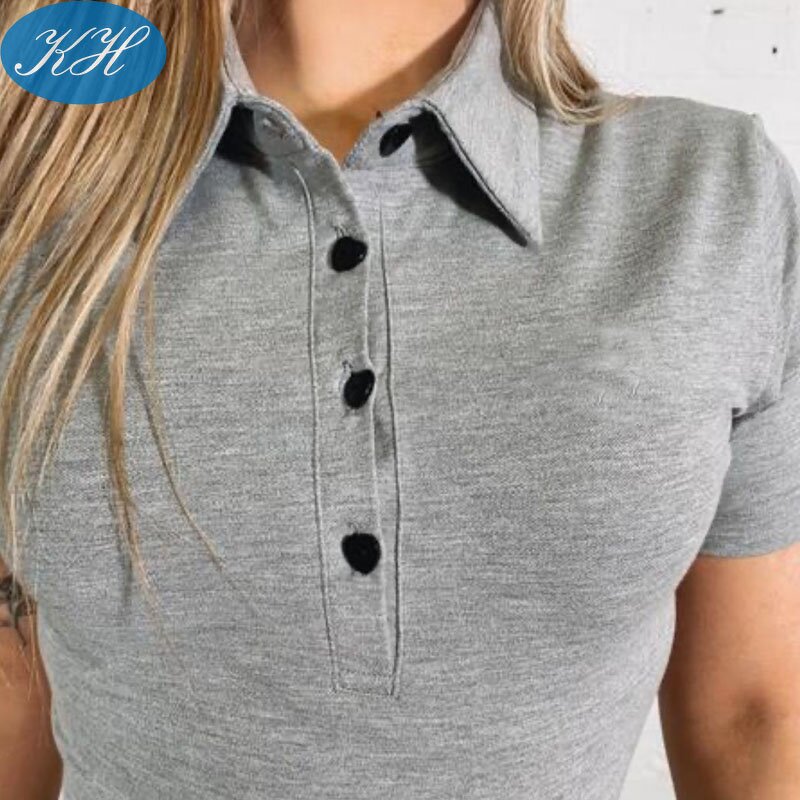 Women's Polo Shirts Manufacturer - Customized Golf Apparel 100% Cotton Embroidery