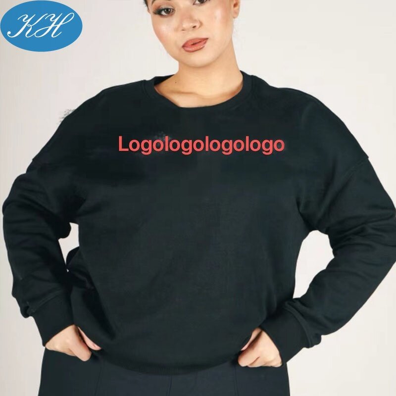 Sweatshirt Manufacturer - Custom Oversized CrewNeck Unisex Relaxed Fit With Embroidery LOGO