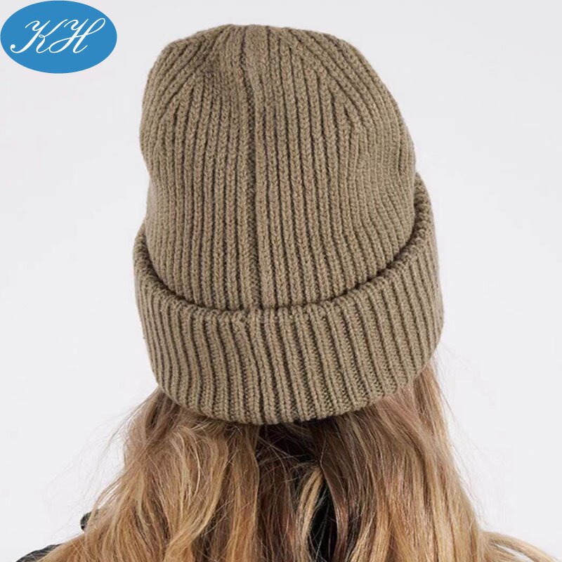 Sports Hat Manufacturer - Custom High Quality Stretchy Knitted Unisex Ribbed Beanie